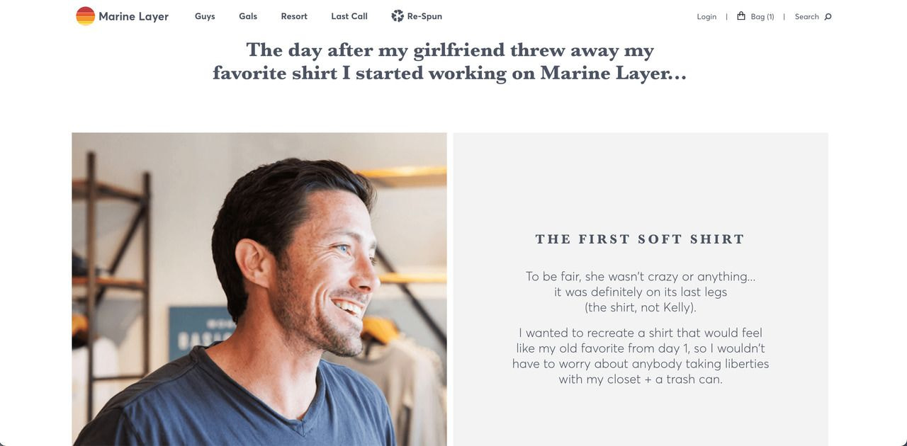 a screenshot of a fitness clothing line store